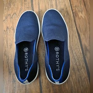 Rothy's Women's Size 6.5 Blue Slip-On Loafers